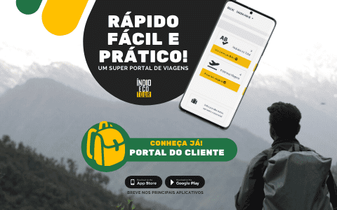 Cadastre-se no portal de clientes Índio Ecotour